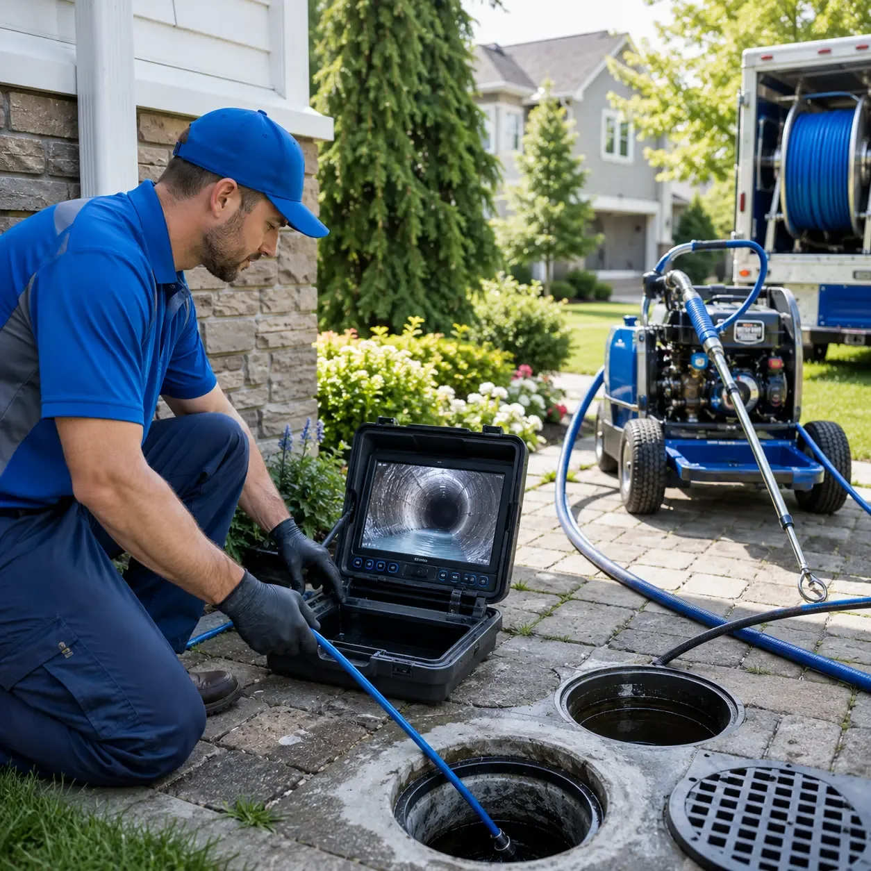 Outdoor drain cleaning professionals serving Braddock, ND